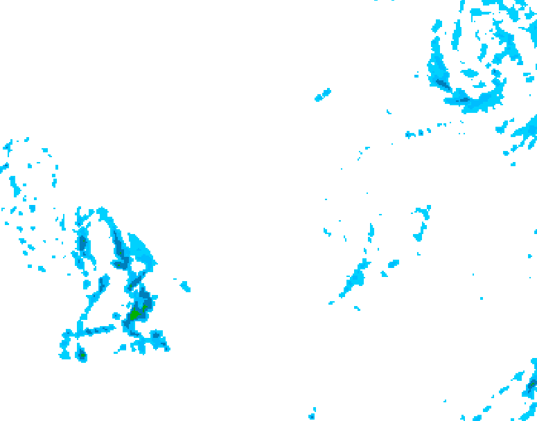 GDPS precipitation 048 hour forecast chart for Canada based on 2025/12/15 1200Z data