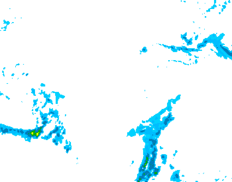 GDPS precipitation 084 hour forecast chart for Canada based on 2025/12/15 1200Z data