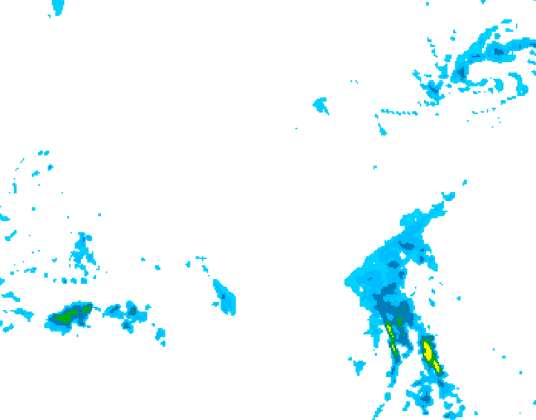GDPS precipitation 096 hour forecast chart for Canada based on 2025/12/15 1200Z data