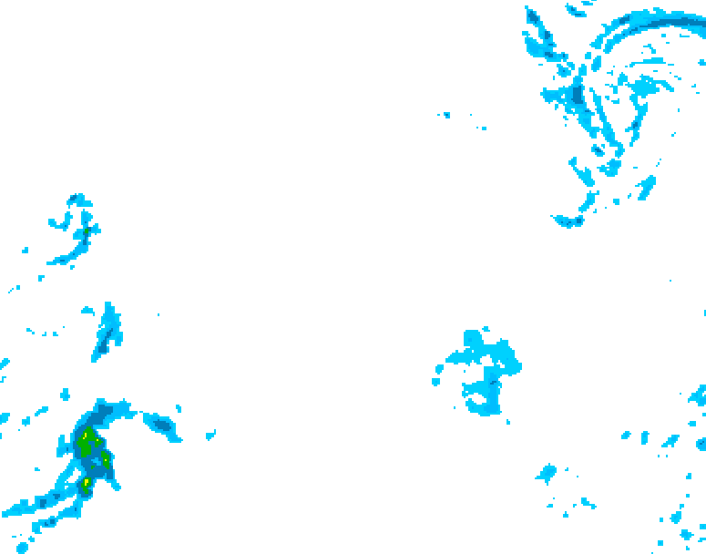 GDPS precipitation 204 hour forecast chart for Canada based on 2025/12/15 1200Z data