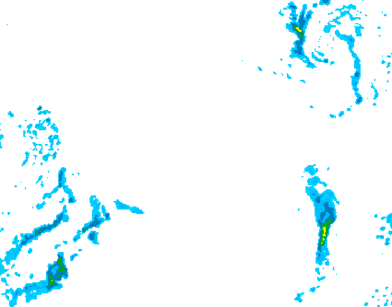 GDPS precipitation 216 hour forecast chart for Canada based on 2025/12/15 1200Z data