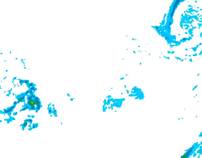 GDPS precipitation 024 hour forecast chart for Canada based on 2025/12/16 0000Z data