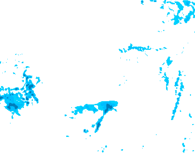 GDPS precipitation 054 hour forecast chart for Canada based on 2025/12/16 0000Z data