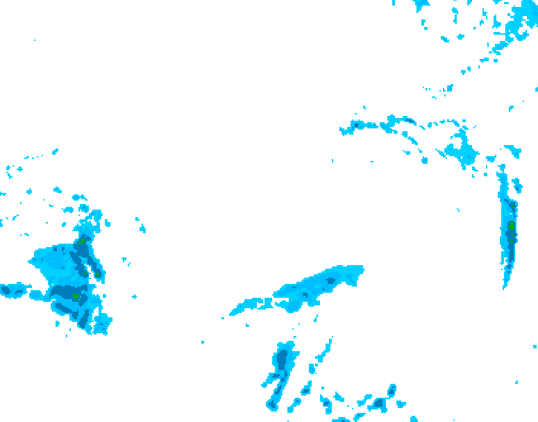 GDPS precipitation 060 hour forecast chart for Canada based on 2025/12/16 0000Z data
