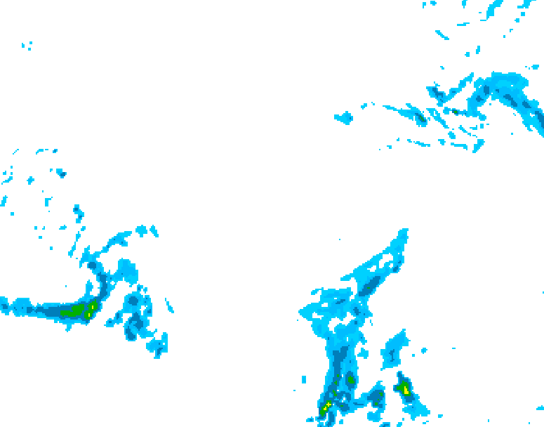 GDPS precipitation 072 hour forecast chart for Canada based on 2025/12/16 0000Z data