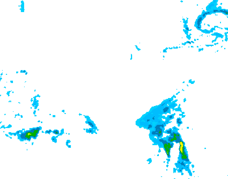 GDPS precipitation 084 hour forecast chart for Canada based on 2025/12/16 0000Z data