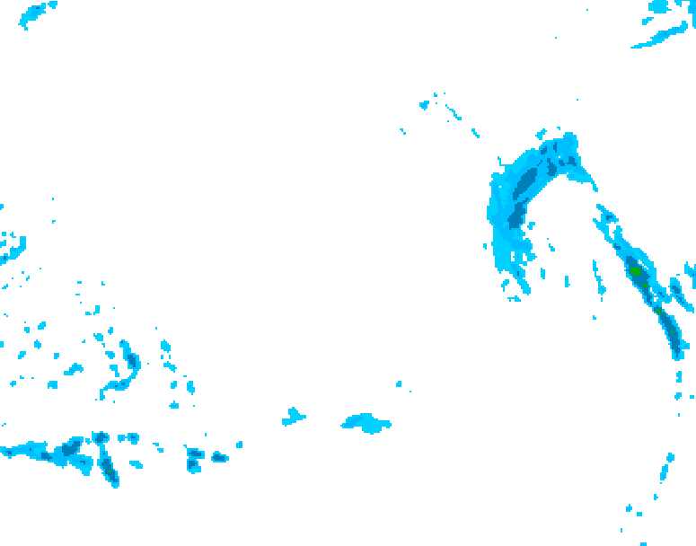 GDPS precipitation 114 hour forecast chart for Canada based on 2025/12/16 0000Z data