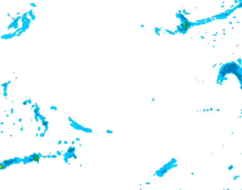 GDPS precipitation 162 hour forecast chart for Canada based on 2025/12/16 0000Z data