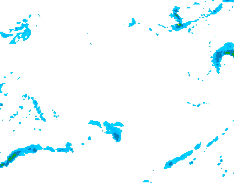 GDPS precipitation 168 hour forecast chart for Canada based on 2025/12/16 0000Z data