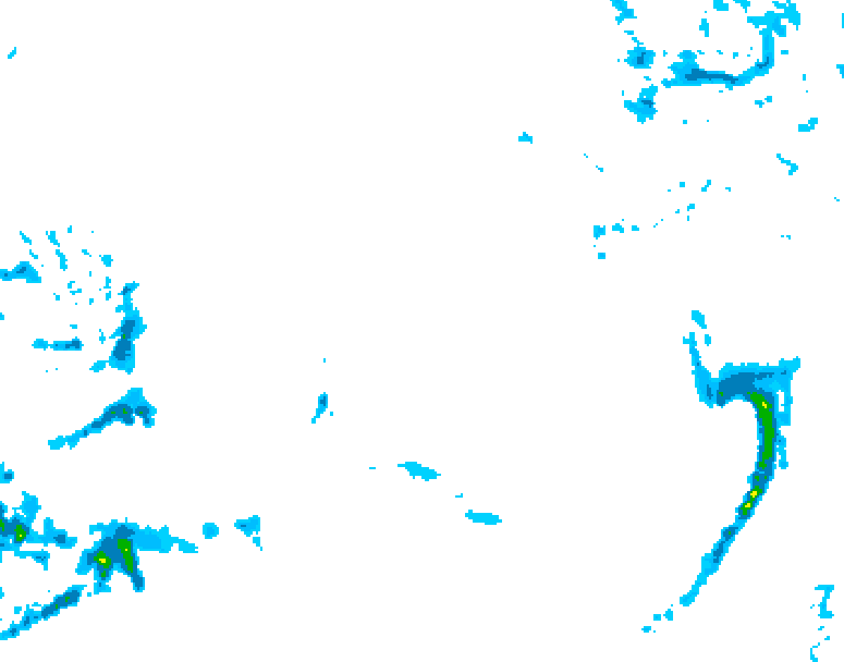 GDPS precipitation 210 hour forecast chart for Canada based on 2025/12/16 0000Z data