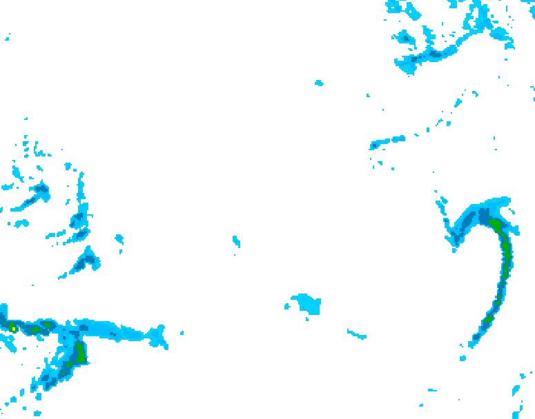 GDPS precipitation 216 hour forecast chart for Canada based on 2025/12/16 0000Z data