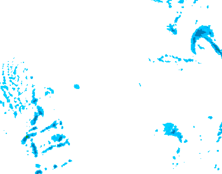GDPS precipitation 240 hour forecast chart for Canada based on 2025/12/16 0000Z data
