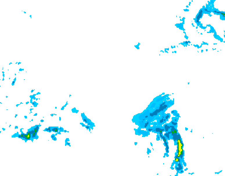 GDPS precipitation 072 hour forecast chart for Canada based on 2025/12/16 1200Z data