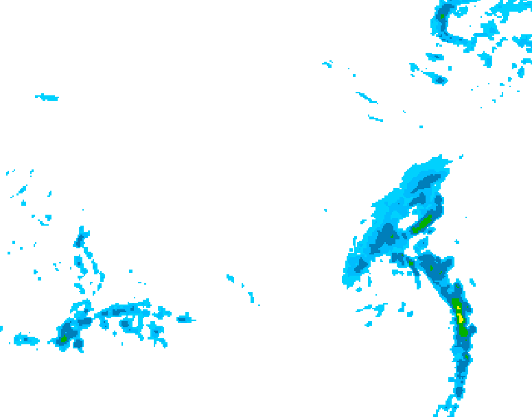GDPS precipitation 084 hour forecast chart for Canada based on 2025/12/16 1200Z data