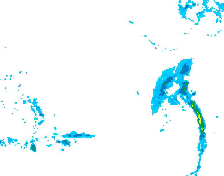 GDPS precipitation 090 hour forecast chart for Canada based on 2025/12/16 1200Z data