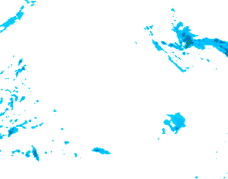 GDPS precipitation 120 hour forecast chart for Canada based on 2025/12/16 1200Z data