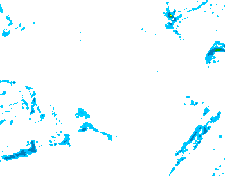 GDPS precipitation 156 hour forecast chart for Canada based on 2025/12/16 1200Z data