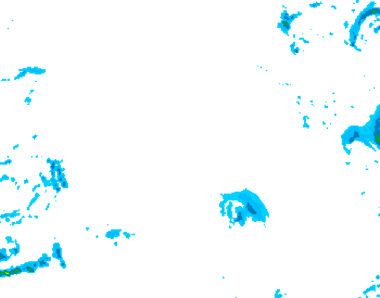 GDPS precipitation 174 hour forecast chart for Canada based on 2025/12/16 1200Z data