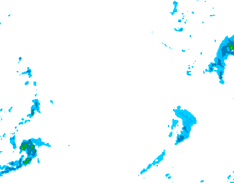 GDPS precipitation 186 hour forecast chart for Canada based on 2025/12/16 1200Z data