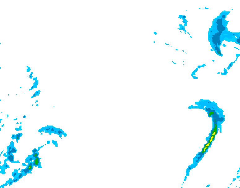 GDPS precipitation 198 hour forecast chart for Canada based on 2025/12/16 1200Z data
