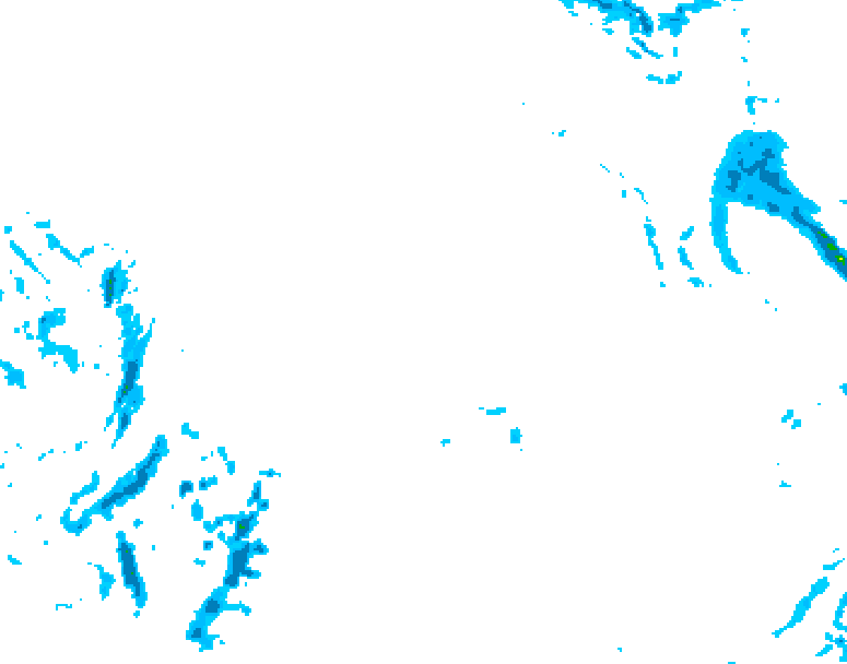 GDPS precipitation 228 hour forecast chart for Canada based on 2025/12/16 1200Z data