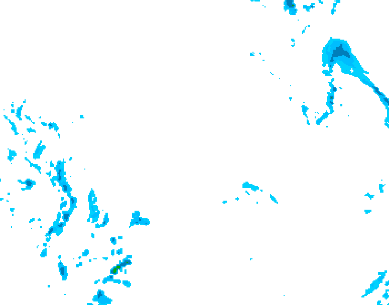 GDPS precipitation 234 hour forecast chart for Canada based on 2025/12/16 1200Z data