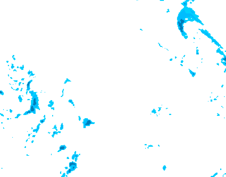 GDPS precipitation 240 hour forecast chart for Canada based on 2025/12/16 1200Z data