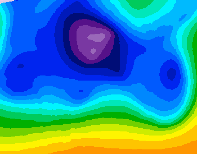 GDPS 500 millibar geopotential height 144 hour forecast chart for Canada based on 2025/12/17 0000Z data