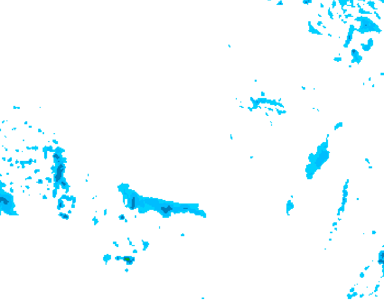GDPS precipitation 024 hour forecast chart for Canada based on 2025/12/17 0000Z data