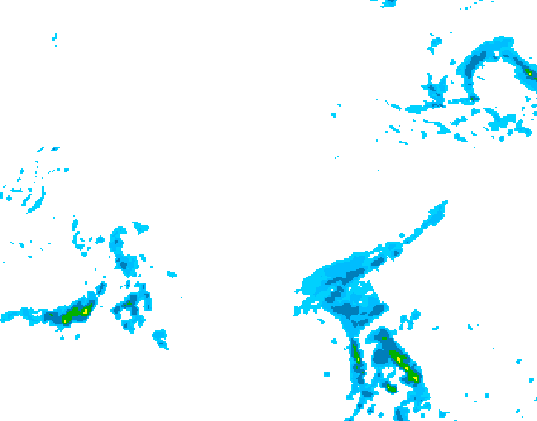 GDPS precipitation 054 hour forecast chart for Canada based on 2025/12/17 0000Z data