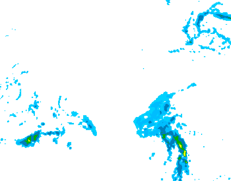GDPS precipitation 060 hour forecast chart for Canada based on 2025/12/17 0000Z data