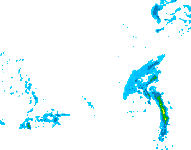 GDPS precipitation 072 hour forecast chart for Canada based on 2025/12/17 0000Z data