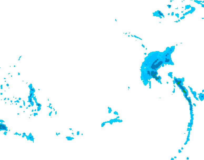 GDPS precipitation 084 hour forecast chart for Canada based on 2025/12/17 0000Z data