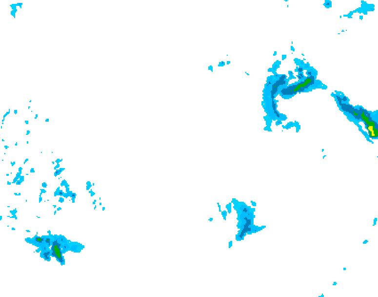 GDPS precipitation 096 hour forecast chart for Canada based on 2025/12/17 0000Z data