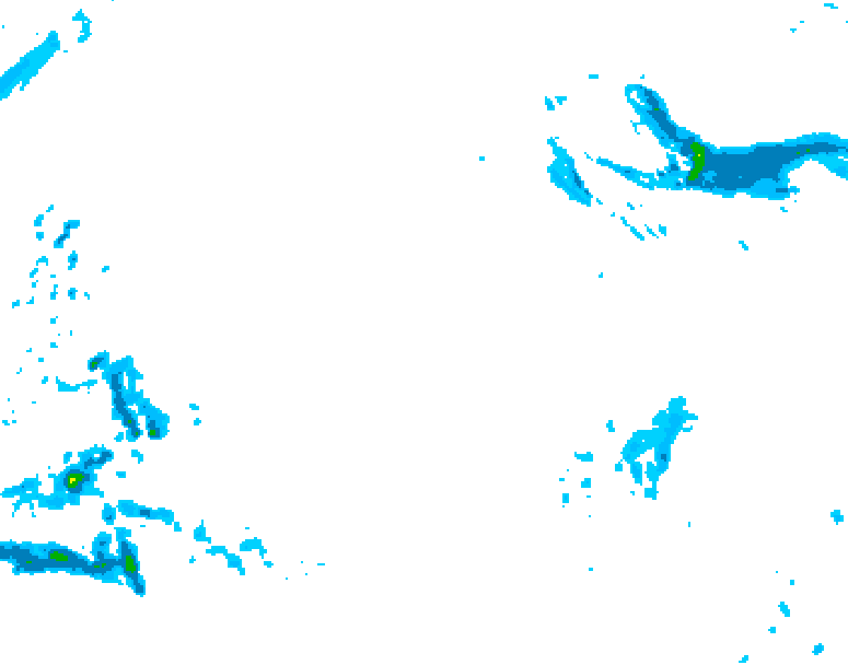 GDPS precipitation 108 hour forecast chart for Canada based on 2025/12/17 0000Z data