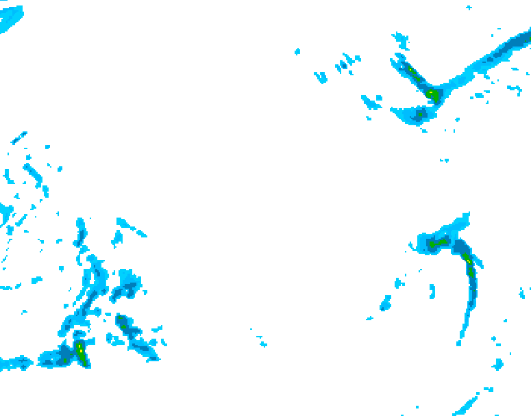 GDPS precipitation 120 hour forecast chart for Canada based on 2025/12/17 0000Z data