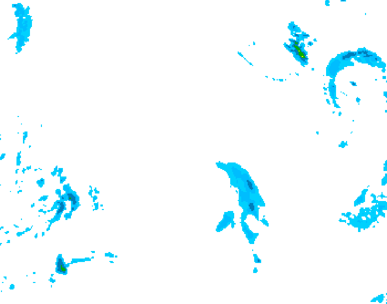 GDPS precipitation 156 hour forecast chart for Canada based on 2025/12/17 0000Z data