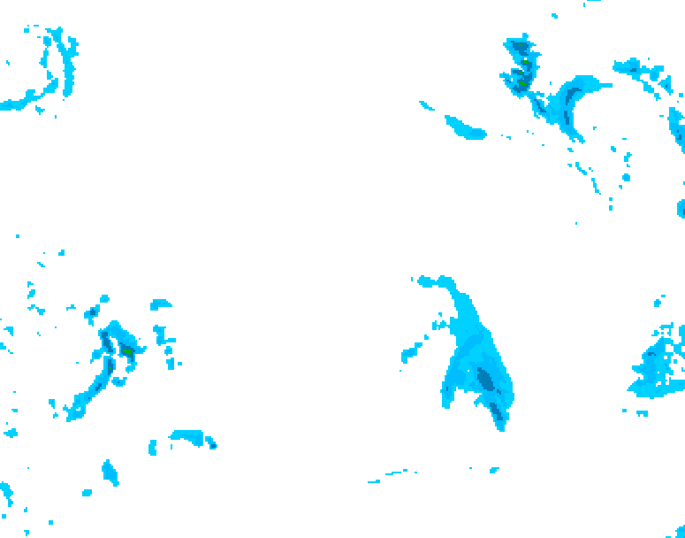 GDPS precipitation 162 hour forecast chart for Canada based on 2025/12/17 0000Z data