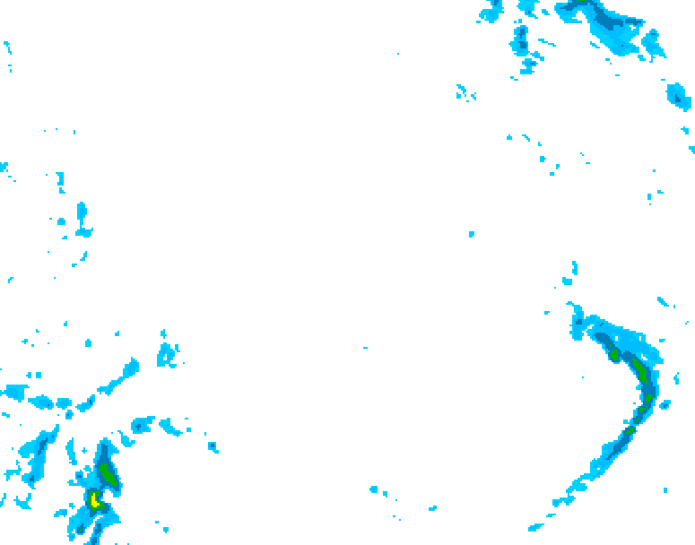 GDPS precipitation 186 hour forecast chart for Canada based on 2025/12/17 0000Z data