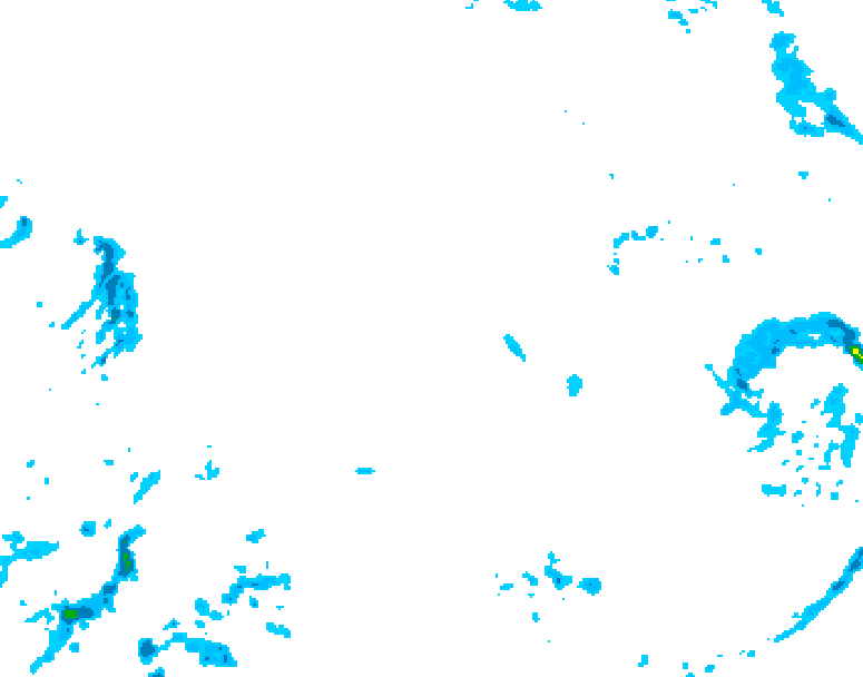 GDPS precipitation 204 hour forecast chart for Canada based on 2025/12/17 0000Z data