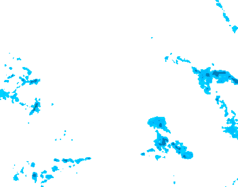 GDPS precipitation 222 hour forecast chart for Canada based on 2025/12/17 0000Z data
