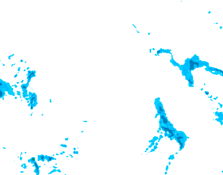 GDPS precipitation 228 hour forecast chart for Canada based on 2025/12/17 0000Z data
