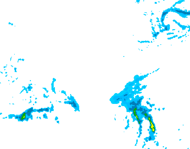 GDPS precipitation 048 hour forecast chart for Canada based on 2025/12/17 1200Z data