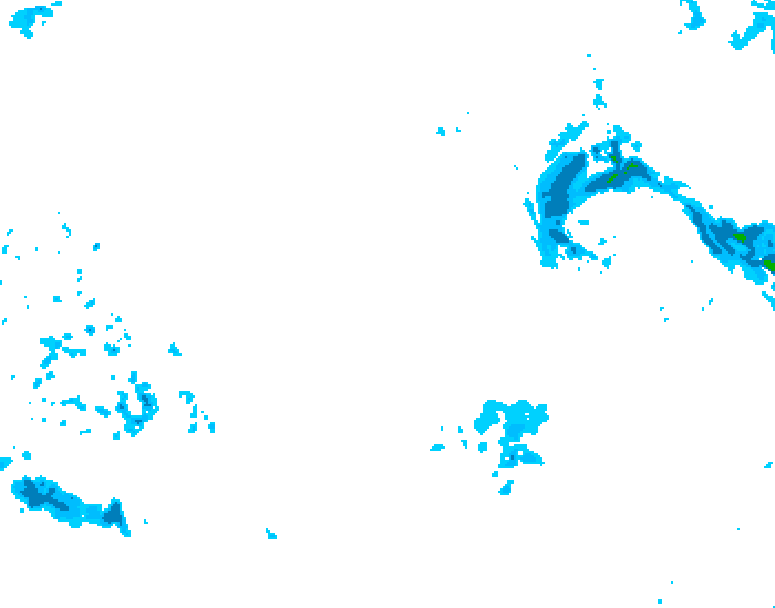 GDPS precipitation 084 hour forecast chart for Canada based on 2025/12/17 1200Z data
