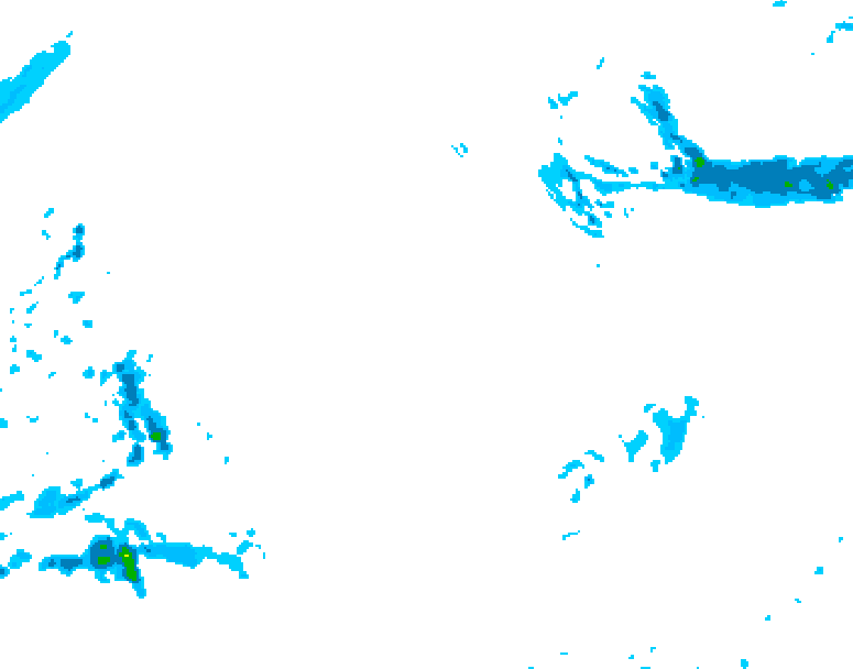 GDPS precipitation 096 hour forecast chart for Canada based on 2025/12/17 1200Z data