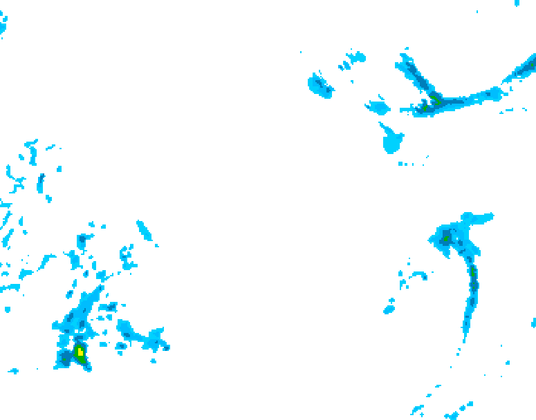GDPS precipitation 108 hour forecast chart for Canada based on 2025/12/17 1200Z data
