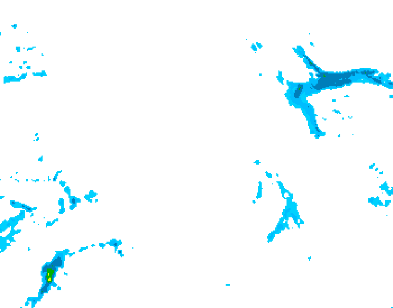 GDPS precipitation 156 hour forecast chart for Canada based on 2025/12/17 1200Z data