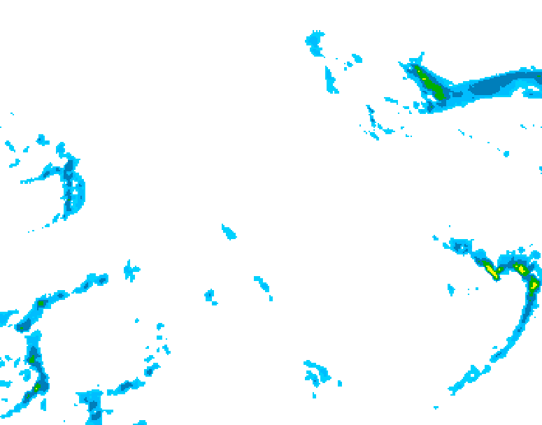 GDPS precipitation 180 hour forecast chart for Canada based on 2025/12/17 1200Z data
