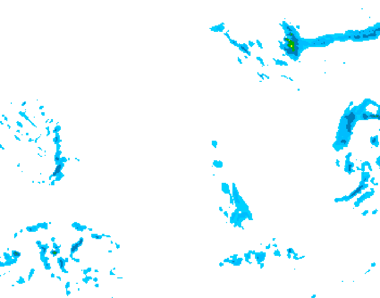 GDPS precipitation 204 hour forecast chart for Canada based on 2025/12/17 1200Z data