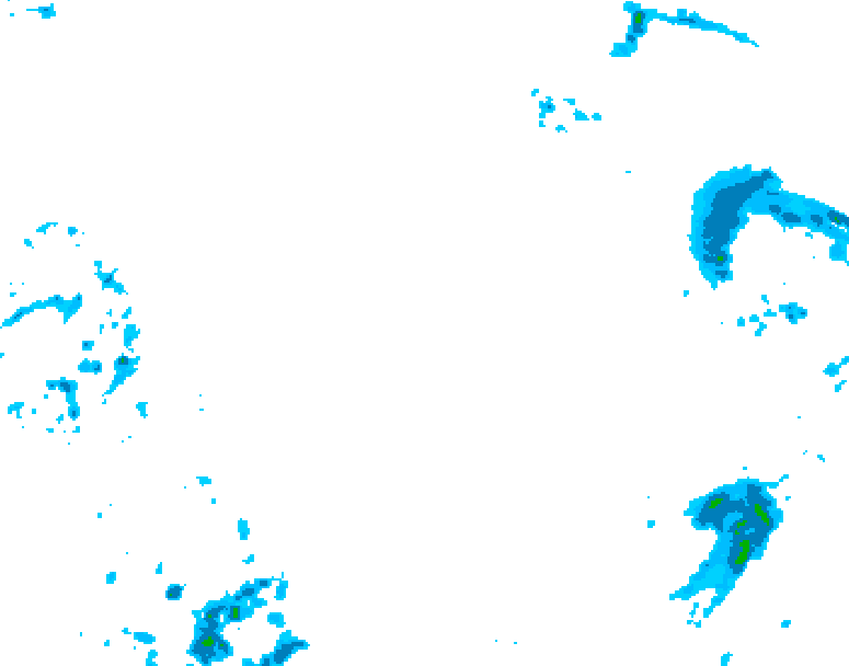 GDPS precipitation 222 hour forecast chart for Canada based on 2025/12/17 1200Z data